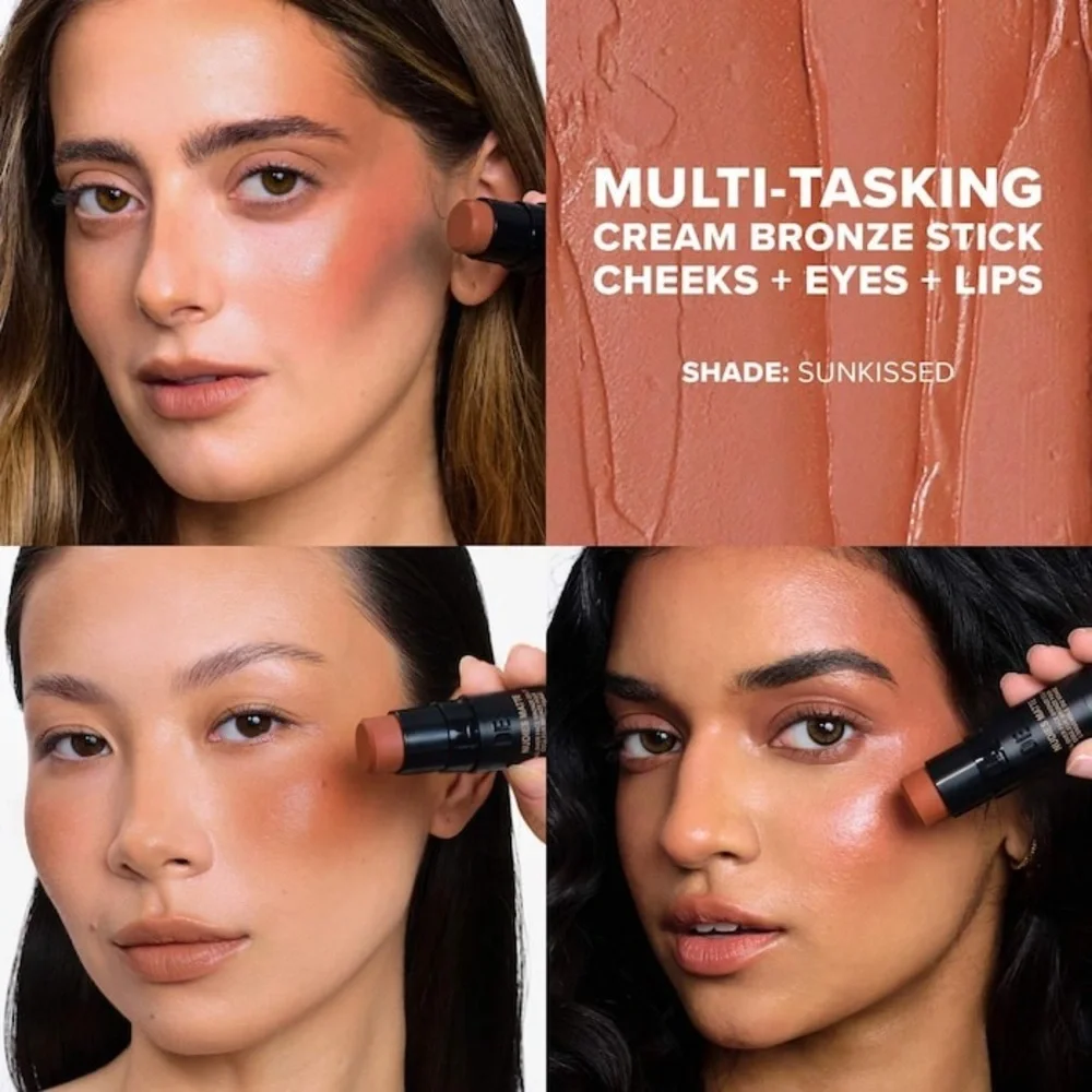 Nudestix SUNKISSED Nudies Cream Bronzer Stick | NEW | Matte Bronze Blush Stick